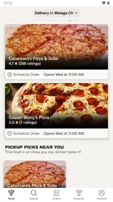 Slice Order delicious pizza from local pizzerias! android App screenshot 0