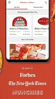 Slice Order delicious pizza from local pizzerias! android App screenshot 10