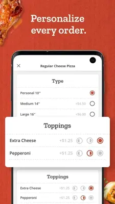 Slice Order delicious pizza from local pizzerias! android App screenshot 11