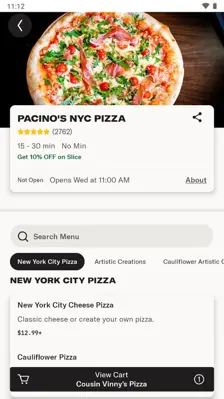 Slice Order delicious pizza from local pizzerias! android App screenshot 7